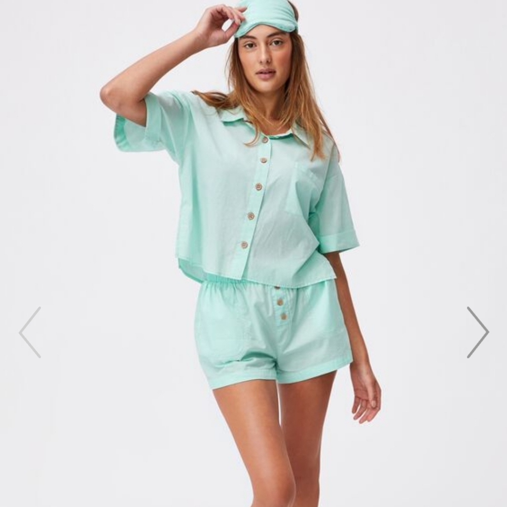 COPY - Cotton on Body Washed Woven Sleep Set